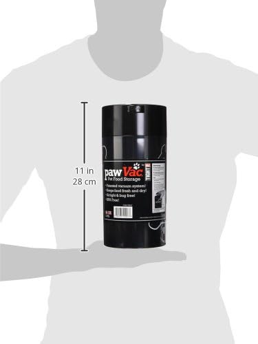 Tightpac America Tightvac Pawvac Sealed Pet Food and Treats Storage Container