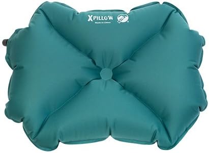 Klymit Pillow X Travel Pillow, Lightweight Inflatable Hybrid Airplane, Backpacking, Hammock, and Camping Pillow