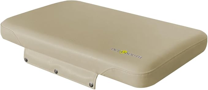 Oceansouth Seat Cushions for Yeti Coolers (Press Stud Fittings) (Tan, YETI 75) Camping yeti seat Cushion Handle Beach Chair ice Box chests and Coolers Foam Cooler Boat Seats