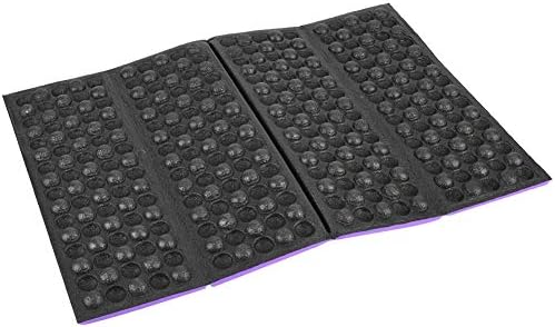 VGEBY1 Camping Foam Pad, Foldable Seat Cushion Waterproof Folding Camping Mat Foam Seat Pad (+Black)
