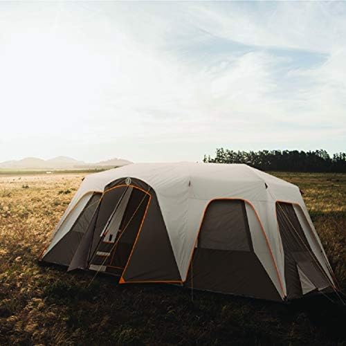 Bushnell Instant Tent | 6 Person / 9 Person / 12 Person Shield Series Instant Tents Cabin Design Perfect for 3 Season Family Camping, Hunting, and Fishing with Fast Setup | Instant Tents, Cabin Design, Family Camping, Hunting, Fishing, Fast Setup