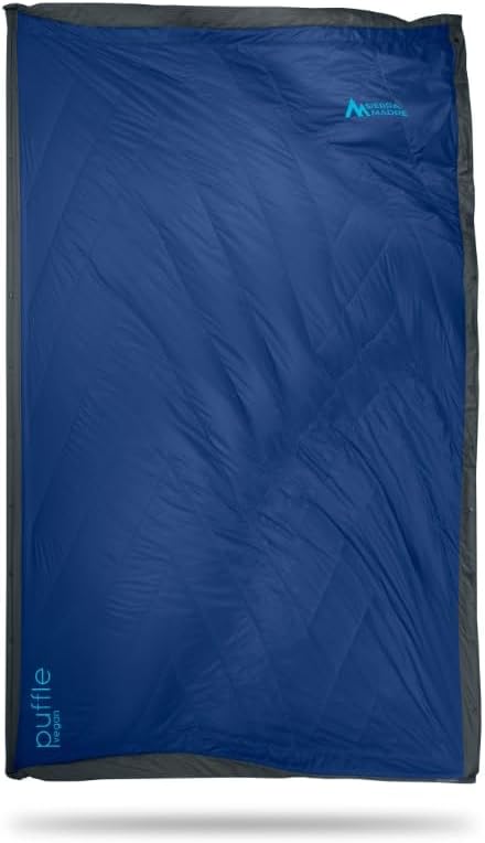 Sierra Madre Puffle 40 °F 5‑in‑1 Camping Quilt – Ultra-Soft Outdoor Blanket, Sleeping Bag, Under/Top Quilt, Poncho | Linkable, Compact, Adventure Gear