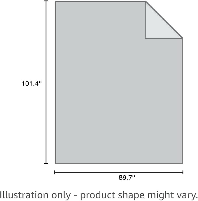 BOUTIQUO 100% Cotton Bed Blanket, Breathable Thermal Blanket King Size, Soft Honeycomb Waffle Blanket 90"x102", Cotton Bed Blanket, Perfect for Layering Any Bed for All Season, Light Grey