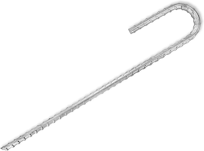 Tent Pegs Heavy Duty Extra Strong Galvanized Tent Stakes 12 inch Steel Tent Pegs for Garden Fence Sand