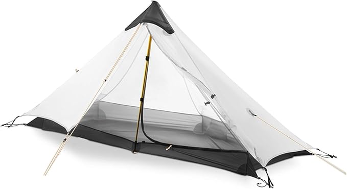 Ultralight Waterproof Tent, Double-Layer Three-Season Backpacking Tent for 1-Person Camping, Kayaking, Climbing, Hiking, Weighing in at only 2 pounds for The Tent