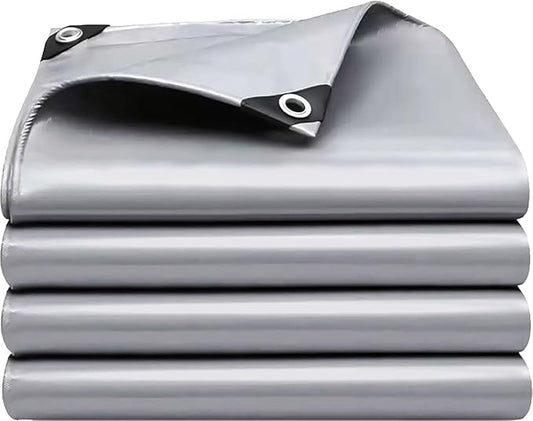 16x20 FT Tarps Heavy Duty Waterproof,12 Mil Large Tarps with Grommets and Reinforced Edges, UV Resistant, Tear&Fade Resistant, Heavy Duty Covers for Outdoors Patio Camping, 16 * 20 FT