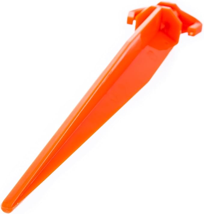 ASR Outdoor Orange Heavy Duty ABS Plastic Tent Stakes Ground Anchor Camping Essentials
