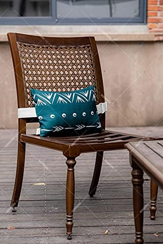 Lounge Chair Head Resting Pillows, Aderonideck Chair Head Waterproof Pillows with Insert Garden Furniture Neck Lumbar Attachment,2Pack 11"*16“