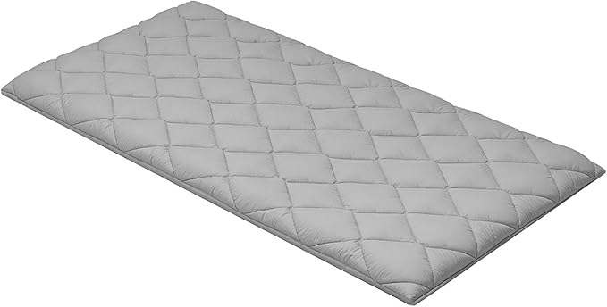 VEVOR 9-Layer Japanese Futon Mattress, 3.5" Thick Twin Tatami Mat, Foldable Roll Up Mattress for Sleeping with Storage Bag, Portable Floor Mattress for Camping Dormitory Yoga, Gray