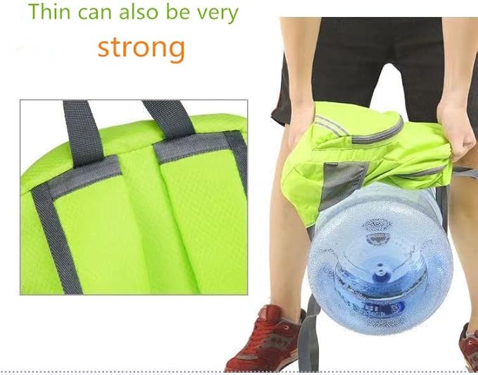 Geboldil Men's and women's lightweight foldable hiking travel backpack waterproof camping backpack blue