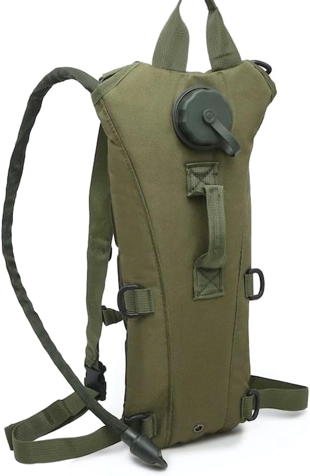 Hydration Pack Hiking Water Backpack with 3L Water Bladder, Adjustable Water Storage Reservoir Bag Men Women Running Vest for Hiking Running Cycling Climbing Camping
