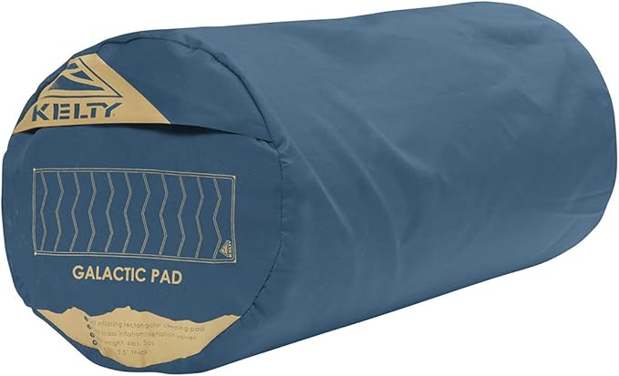 Kelty Galactic SI Sleeping Pad, Self Inflating Rectangular, Plush, Lightweight Sleeping Mattress for Car Camping, 8.4 R Value, Open Cell Foam