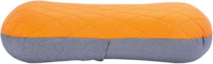Generic Travel Pillow Compressible Camping Pillow for Sleeping Easy to Replace Small Portable Camping Pillow Compact Firm Supportive Travel Pillow for Adults Kids Outdoor Backpacking Hiking, Orange