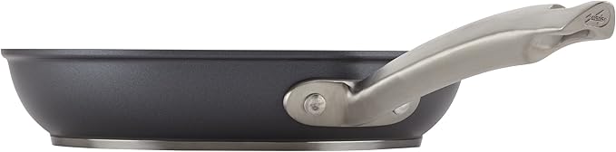 Anolon Accolade Forged Hard Anodized Nonstick Frying Pans/Skillet Set, 8 Inch and 10 Inch - Moonstone Gray