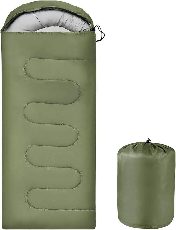 OBTANIM Sleeping Bags Portable Waterproof Camping Sleeping Bag for Adults Kids 4 Seasons Cold Weather or Warm Backpacking Hiking Mountaineering Indoor Outdoor Use