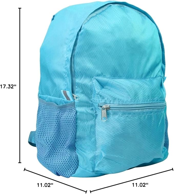 25L Backpack Packable Foldable Ultra Lightweight Water Resistant Durable Camping Travel Hiking Daypack for Men Women (Blue)
