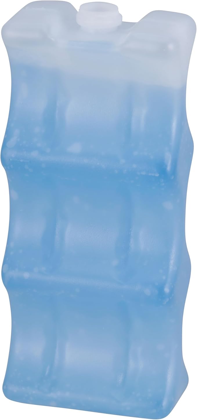 Cryopak ICEpak Medium Hard Shell Reusable Ice Packs for Coolers and Lunch Box Use, Freezer Safe Gel Design, Professional Grade Cooling, Non-Toxic and BPA Free, Travel Accessories, 6 Pack Can