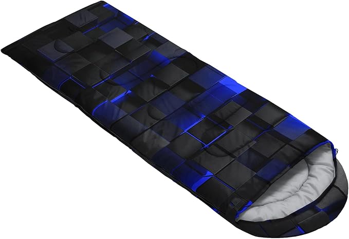 Sleeping Bags for Adults and Kids Backpacking Camping Sleeping Bags for Girls and Boys Lightweight Waterproof Cold/Warm Sleeping Bag for All Season