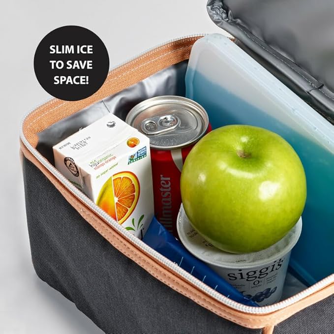 Cool Coolers by Fit + Fresh Slim Compact Reusable XL Ice Pack, Perfect for Lunch Boxes, Coolers, and Beach Bags