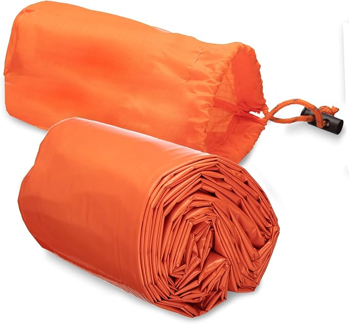 NovaMedic Emergency Survival Sleeping Bag 5 Pack, 84"x36", Waterproof Thermal Bivy Sack for Camping, Hiking, Outdoor, Activities & Travel, Durable, Lightweight & Compact Blanket