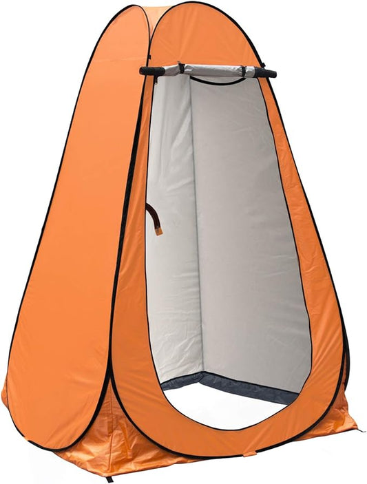 Anngrowy Pop Up Privacy Shower Tent - Portable Outdoor Camping Bathroom Toilet Changing Dressing Room - UPF40+ Waterproof