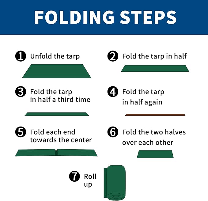 Medium Duty Waterproof 5 Mil. Reversible (Hunter Green/White) Tarp Cover, UV Resistant, Rip and Tear Proof Tarpaulin with Reinforced Edges - for Roof, Camping, Patio, Pool Cover, Boat (20'X30')