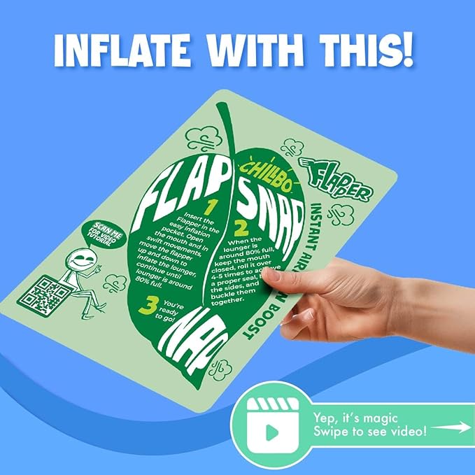 Chillbo Lazybone Inflatable Couch - Ultimate Inflatable Lounger for Maximum Chill - The Perfect Blow Up Couch for Music Festivals Or Inflatable Lounger for Camping