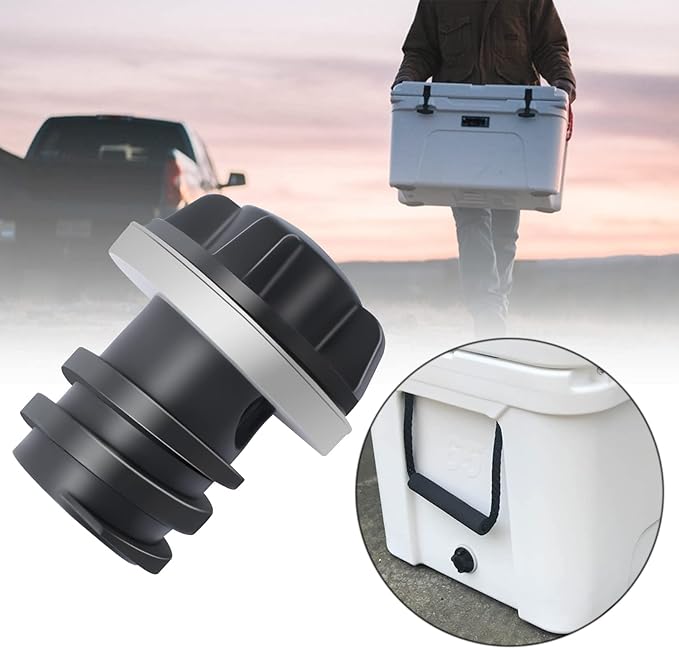 Cooler Plug for YETI, 2 Pack Cooler Drain Plug Replacement Compatible with Yeti's Line of Roadie, Tundra, and Tank & RTIC Coolers Leak-Proof Accessories, Small Size