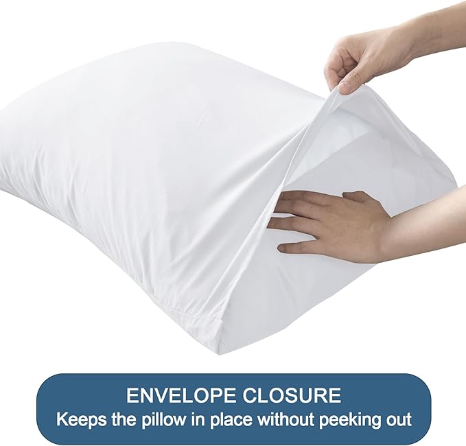SPRINGSPIRIT RV Queen Sheets, Super Soft RV Short Queen Sheets for RV Camper, 4 Piece Bed Sheets Set Deep Pockets, Extra Soft and Breathable Bedding Sheets, White