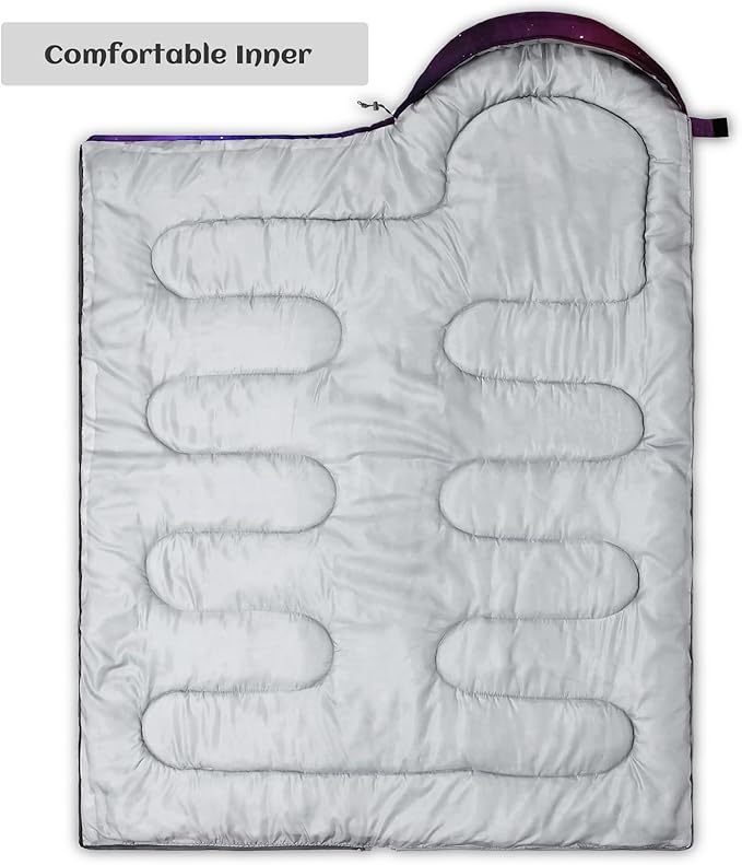 Sleeping Bags for Adults Youth Kids,3D Printing Camping Sleeping Bag for Girls Boys Lightweight Waterproof Cold/Warm Weather Sleeping Bag for 3 Seasons