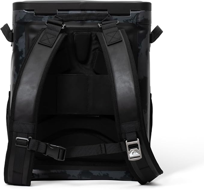 Quiksilver Zipperless Backpack Cooler 30L, Holds 36 Cans, 48 Hour Insulation, Leakproof & Waterproof Design, Heavy Duty TPU, IPX7, Padded Straps, Kangaroo Pockets