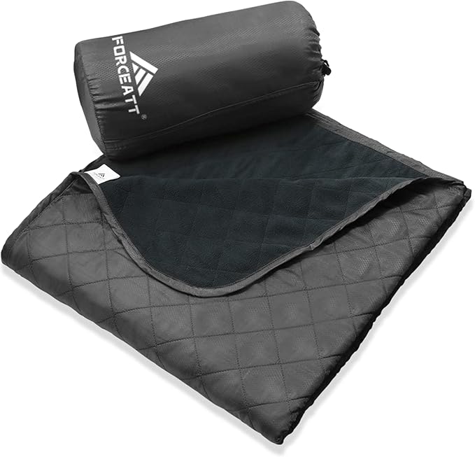 Forceatt Camping Blanket, 79" X 57" Large Outdoor Blanket, Sandproof, Waterproof for Outdoor Festivals, Beaches, Picnics, Stadium,Camping, Parks, Hiking, Travel, Family Suitable for 4 Seasons.