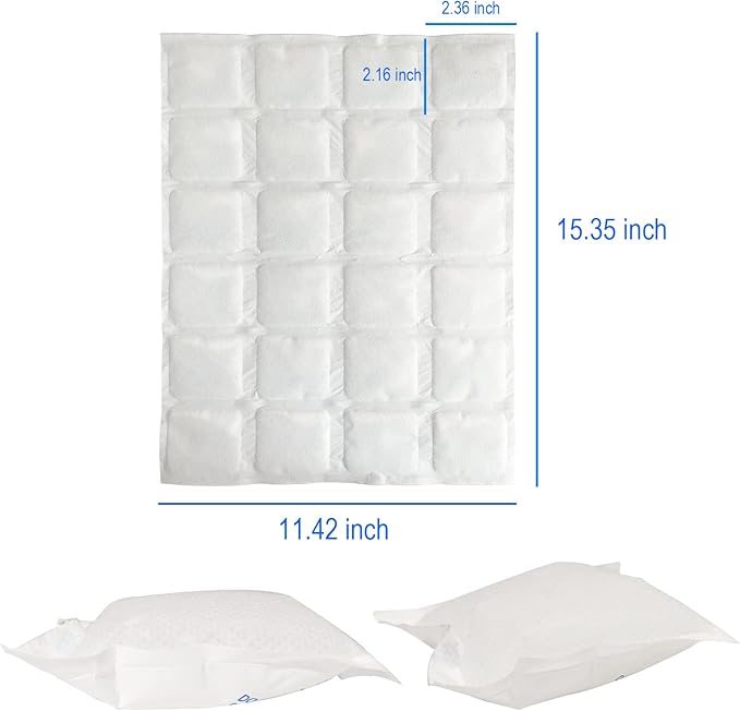Reusable Ice Pack for Shipping Frozen Food 6 Sheets Dry Ice Packs for Cooler Long Lasting Cold Freezer Packs for Mailing Perishables Storage Flexible Ice Packs for Lunch Boxes Bags