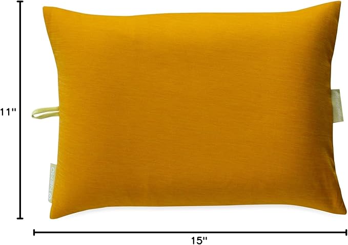 NEMO Equipment Fillo Elite Ultralight Backpacking & Camping Pillow - One Size - Mango/Citron