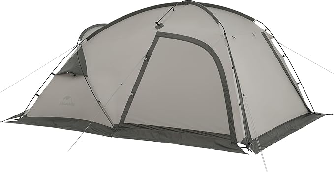 Naturehike Massif Hot Tent with Stove Jack, Waterproof Windproof 4 Season Tent, 2/4 Person Cold Weather Winter Tents for Camping