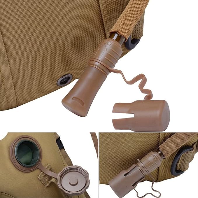 Hydration Pack Hiking Water Backpack with 3L Water Bladder, Adjustable Water Storage Reservoir Bag Men Women Running Vest for Hiking Running Cycling Climbing Camping