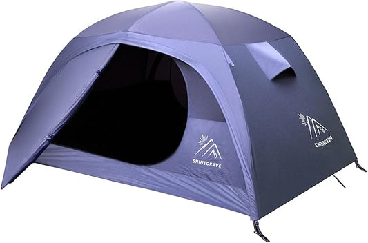 Camping Tent 2 Person,Ultra Large Capacity, 20D Nylon, Lightweight 3 Season Backpacking Tent 2 Person, PU3000mm, Free Standing, Ideal for Camping, Hiking, Glamping, Mountaineering