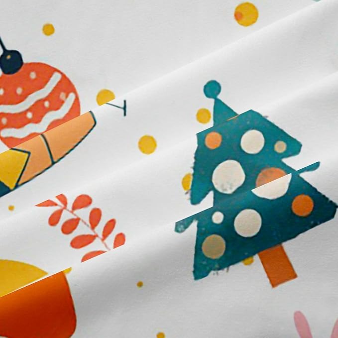 jejeloiu RV Camping Curtains for Bedroom Living Room Tent Mountain Tree Blackout Darkening Drapes Cartoon Camping Car Window Treatments, 2 Panels 52 x 63 Inch Cartoon Animal Room Decor