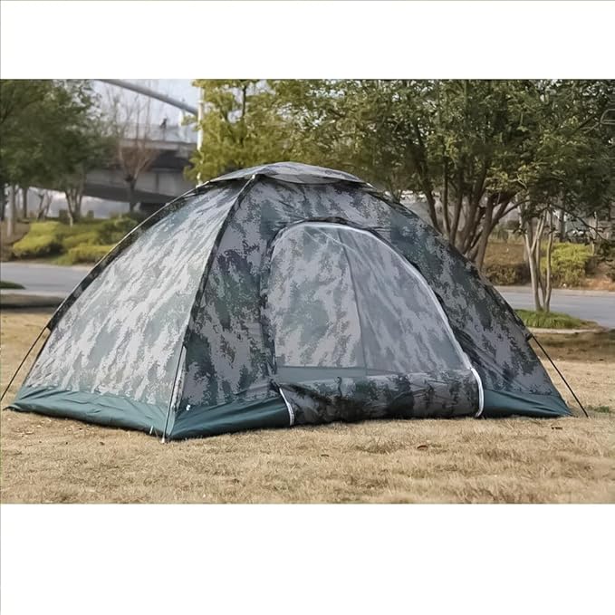 Outdoor Camping Tent, Outdoor Tent, Waterproof Against Rain Flies, Lightweight Backpack Tent for Backpacking and Hiking, Camping Outdoor Accessories Fully Covered Ten