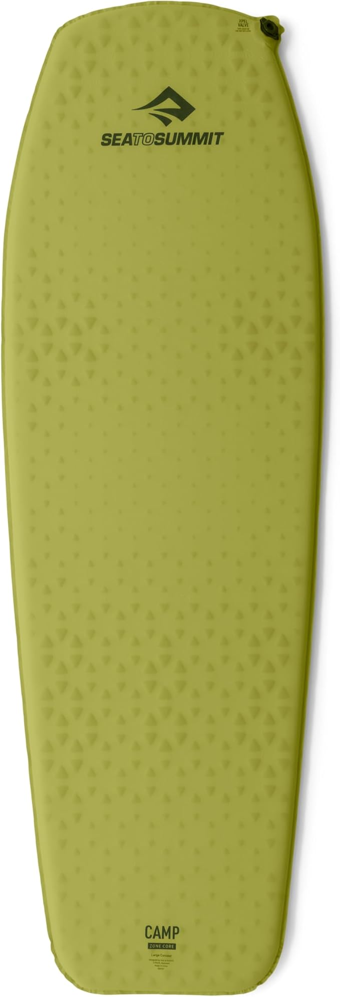 Sea to Summit Camp Self-Inflating Foam Sleeping Mat for Camping and Backpacking - Tapered - Large (78 x 25.2 x 1.5) inches