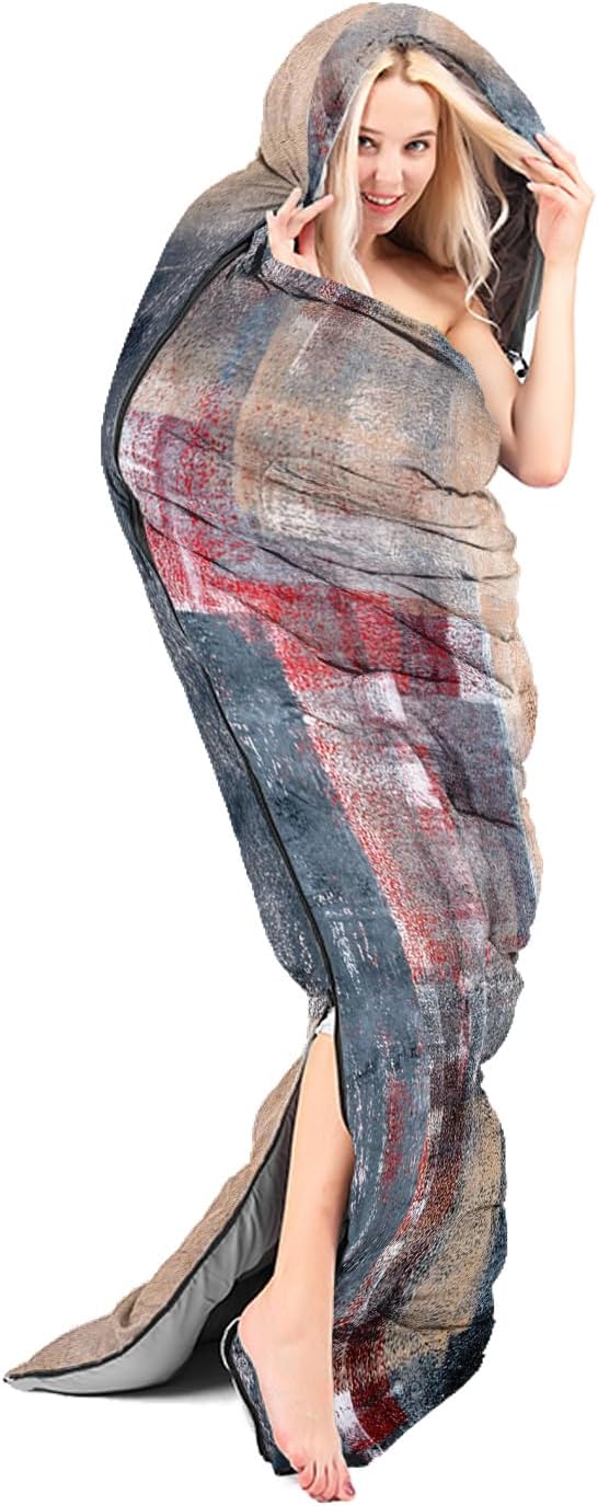 Sleeping Bags for Adults and Kids Backpacking Camping Sleeping Bags for Girls and Boys Lightweight Waterproof Cold/Warm 3-Season