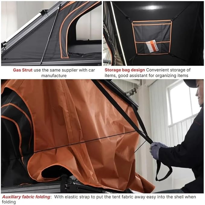 Wholesale OEM Hard Shell Rooftop Tents Outdoor Camping Roof Top Tent Car Rooftop Tent