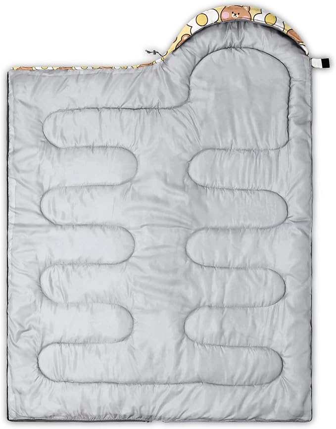 QOOMO Camping Sleeping Bags,3 Season Warm & Cool Weather,Lightweight,Waterproof Sleeping Bags for Adults & Kids,Traveling,and Outdoors,Camping Gear Equipment