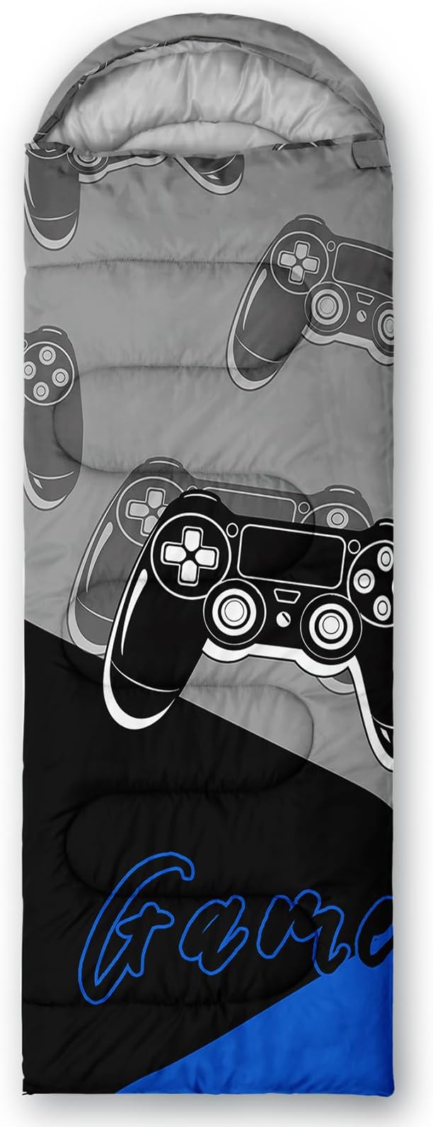 AILONEN Outer Space Astronaut Camping Sleeping Bags,Lightweight & Waterproof,3 Season Warm & Cool Weather,Cartoon Sleeping Bags for Kids,Boys Girls Travelling,Outdoors