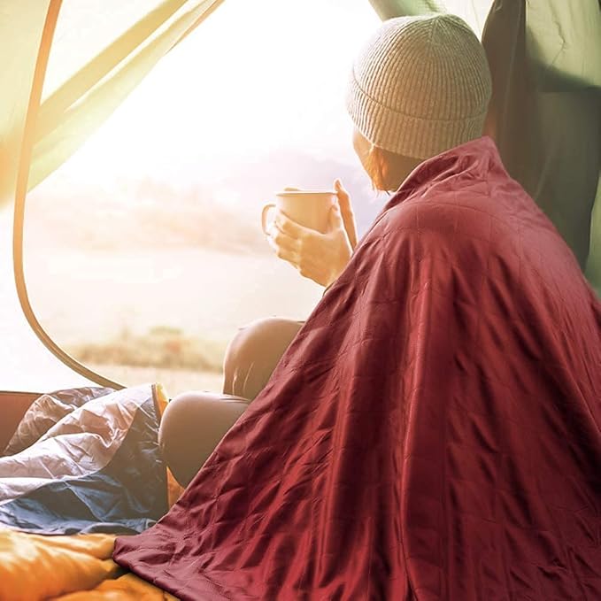 Forceatt Camping Blanket, 79" X 57" Large Outdoor Blanket, Sandproof, Waterproof for Outdoor Festivals, Beaches, Picnics, Stadium,Camping, Parks, Hiking, Travel, Family Suitable for 4 Seasons.