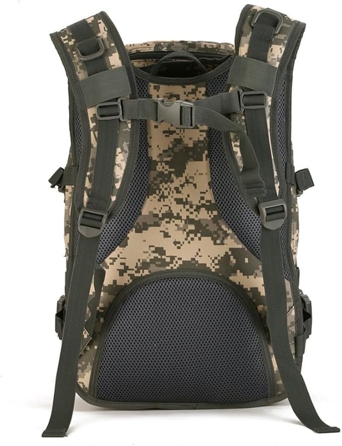 40L Military Tactical Backpacks for Men Women 3 Day Assault Pack Fitness Rucksack Bug Out Bag for Hiking Trekking Hunting Travel Gym Work (Acu Camouflage)