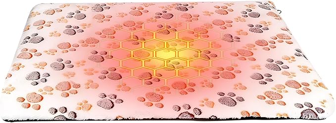 Self Warming Cat Bed,Insulated Winter Non-Slip Blanket,Self Heating Pad for Cats Dogs | for Puppy Sleeping Indoor Outdoor Living Room Bedroom Balcony Couch Kennel Cold Weather