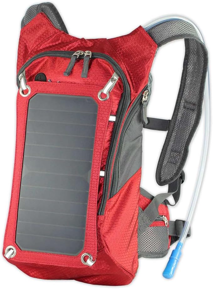 Solar Panel Charger Backpack Women's Travel Usb Power Bank Outdoor Sports Lightweight for Men Women