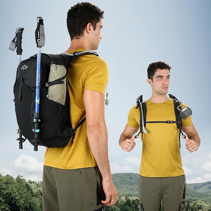 IX INOXTO Hiking Hydration Backpack with 3l Water Bladder for Women and Men 25L Water Backpack for Hiking, Cycling, Climbing, Camping