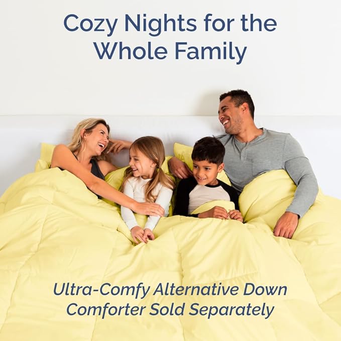 Full XL Bed Sheet - 4 Piece Full XL Bed Sheets Set - Soft, Breathable & Cooling - Hotel Luxury Bedding for Women, Men, Kids, Teens, Boys & Girls - Deep Pockets, Comfy, Fade and Wrinkle Free - Yellow